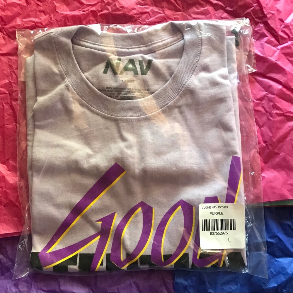 🚫SOLD Nav x Vlone Good Intentions Purple Dove - Picture 3 of 3
